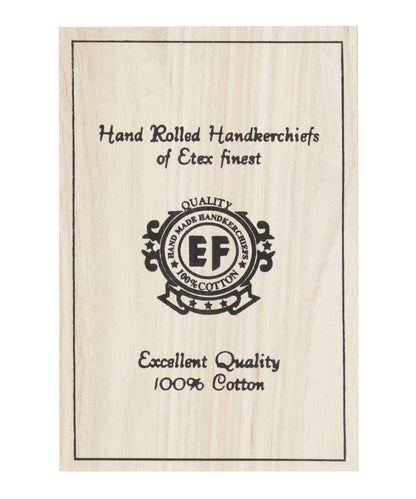 Houten Doosje Herenzakdoeken | Olijf design
