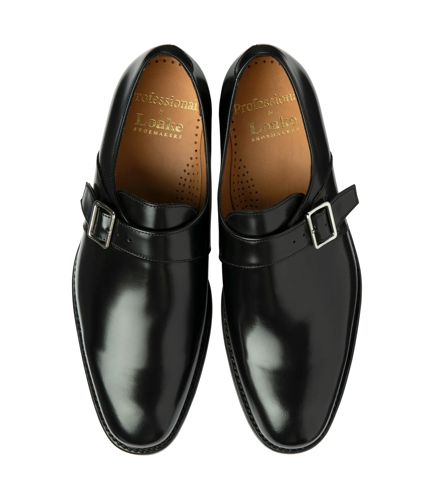 Strap Monk Shoe | Black Polished