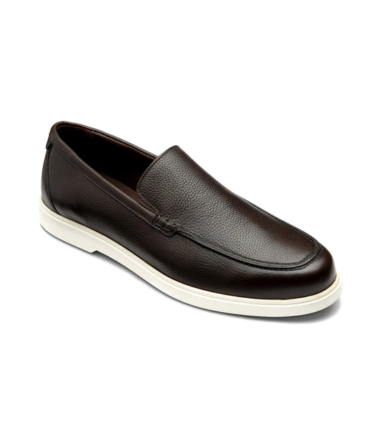 Tuscany Apron Loafer Grain Calf Leather | Dark Brown