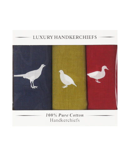 Zakdoek 3-pack | Blauw Geel Rood