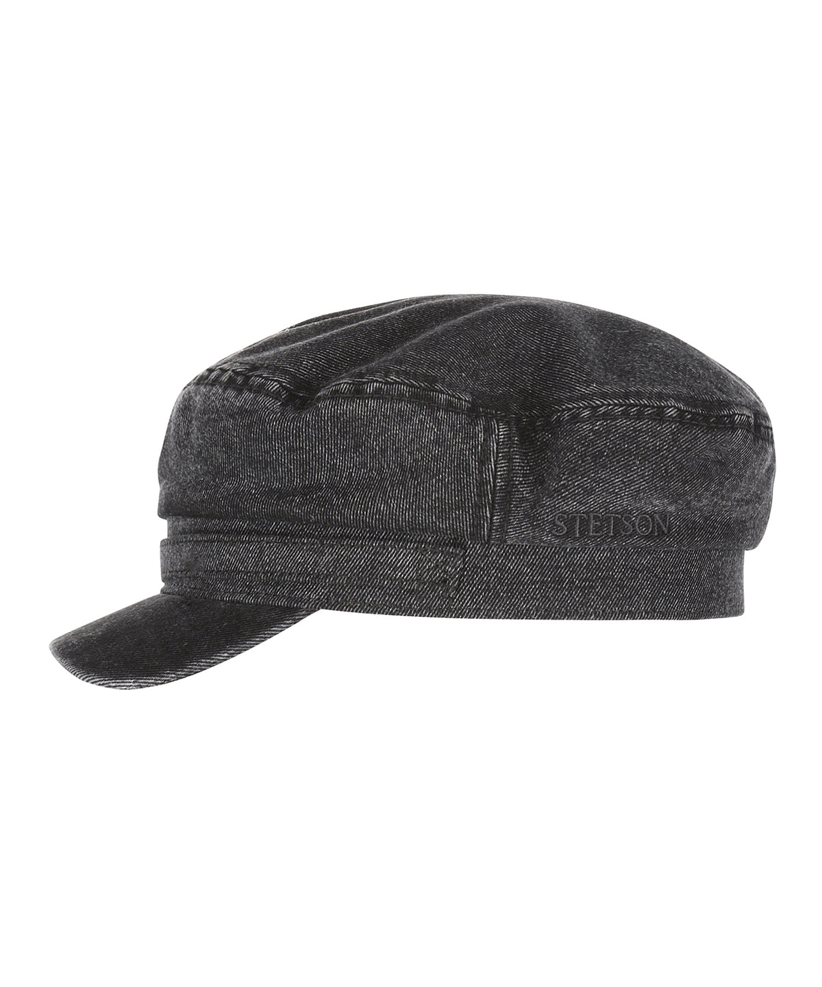 Fisherman-Cap Riders Black Denim | Denim Schwarz