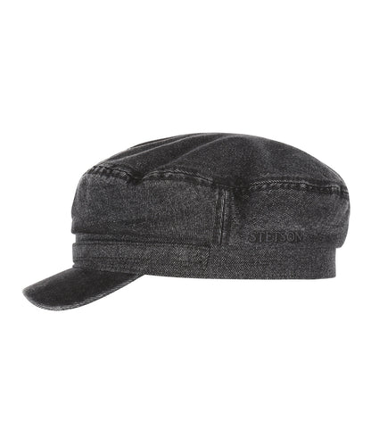 Fisherman-Cap Riders Black Denim | Denim Schwarz