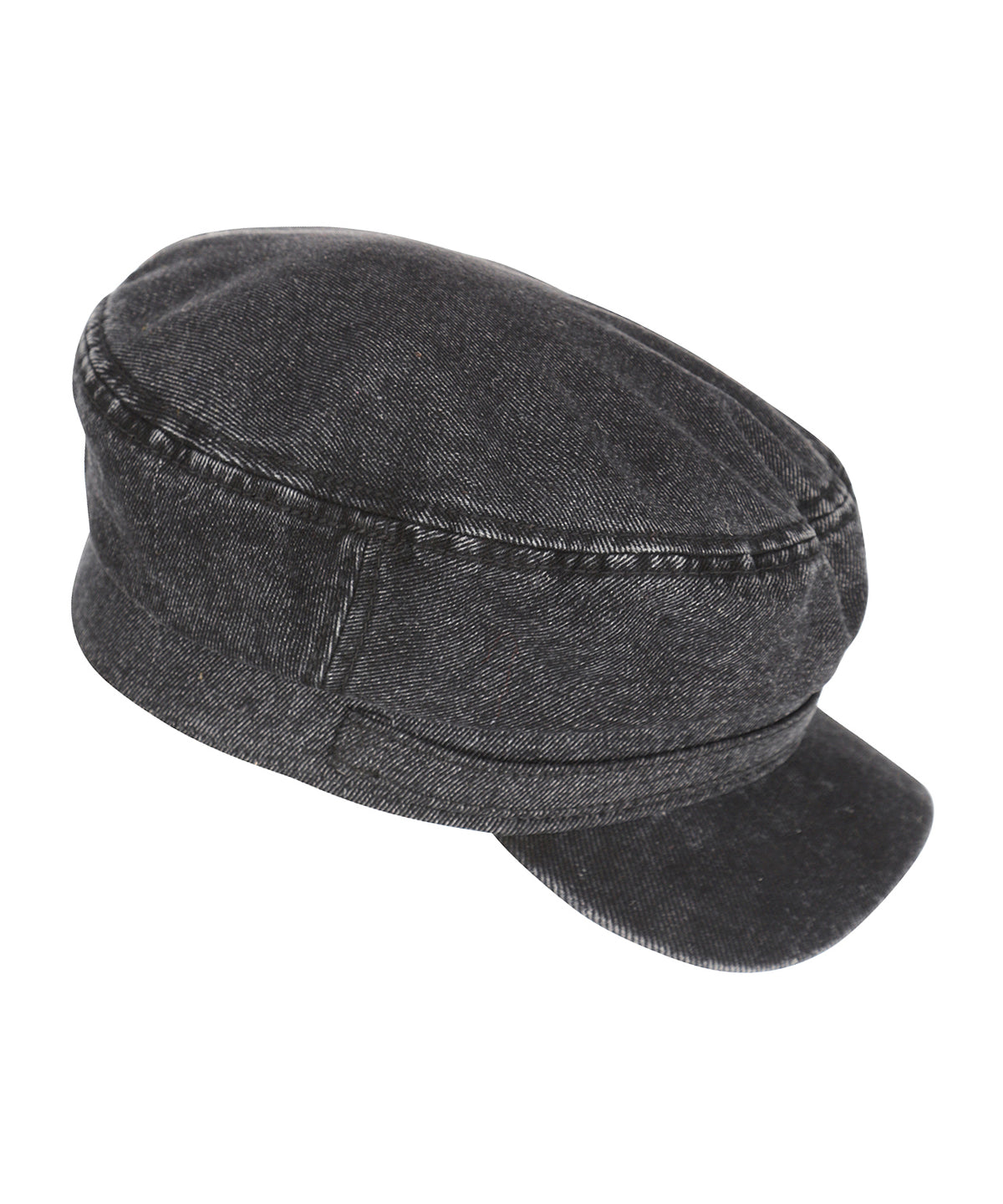 Fisherman-Cap Riders Black Denim | Denim Schwarz