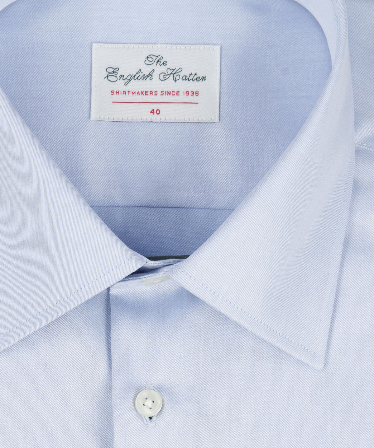 Non Iron Shirt Semi Widespread | Lichtblauw
