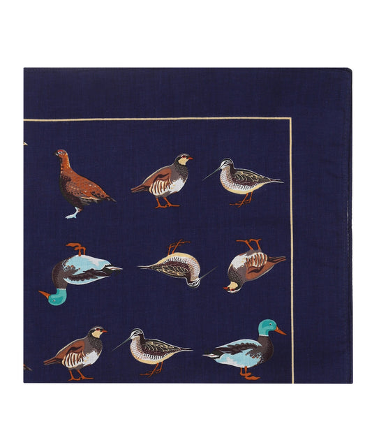Handkerchief Birds | Navy Blue