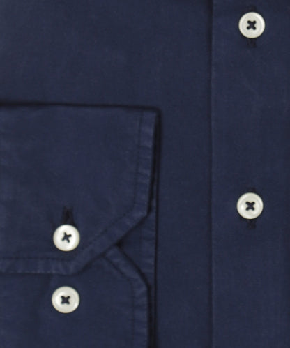 Shirt Garment Washed Cotton | Navy