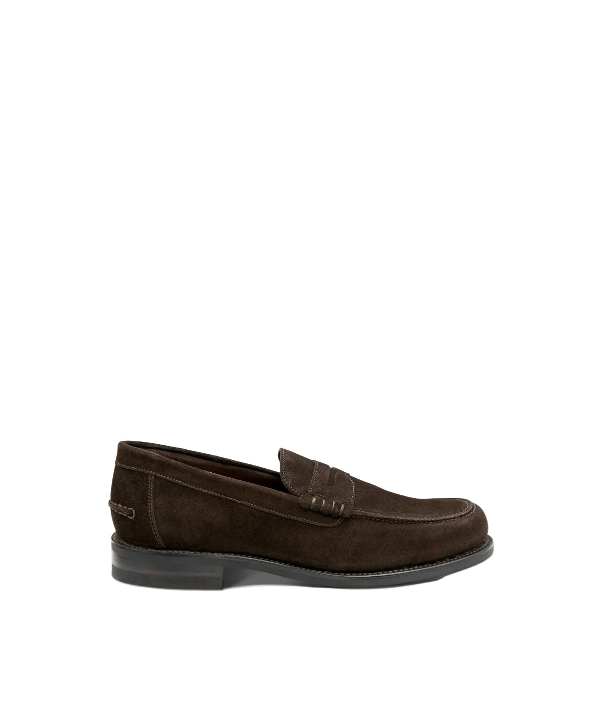 Kingscliffe Suede Loafer | Dark Brown