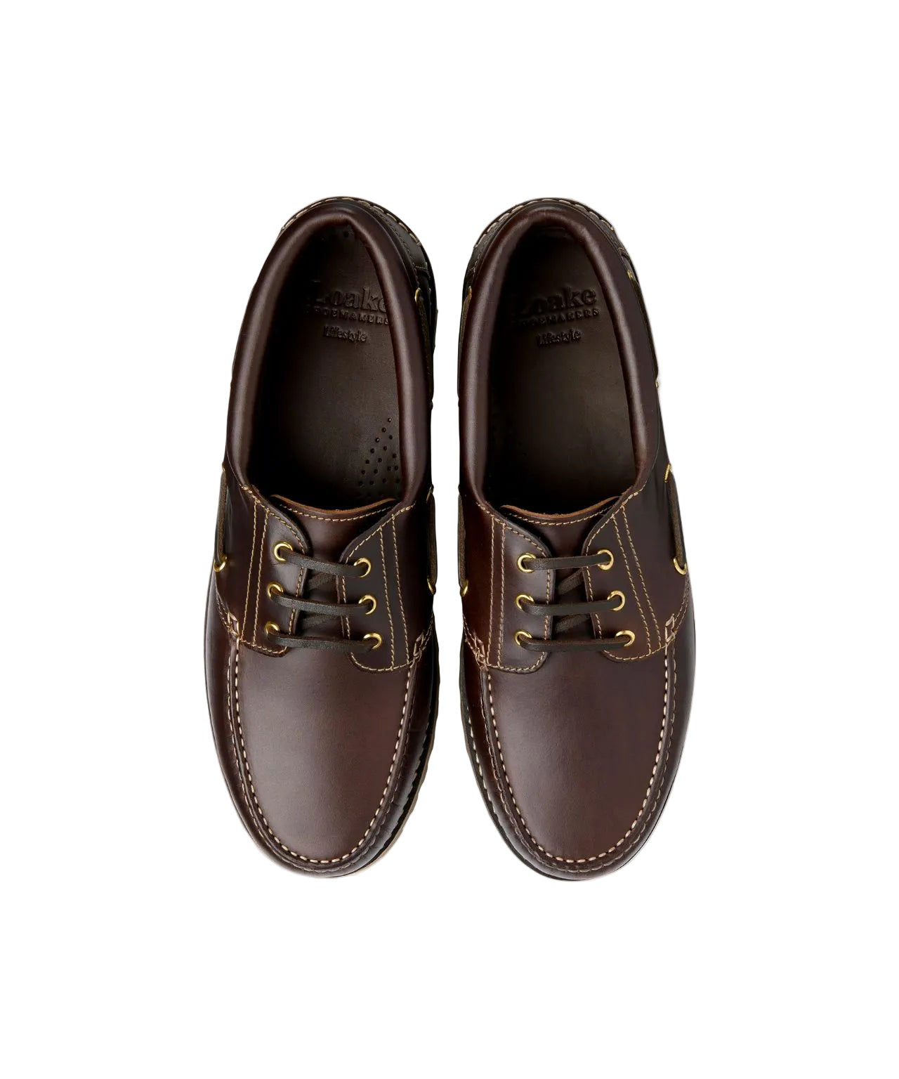 523 Dark Brown Waxy Deck Shoe | Dark Brown