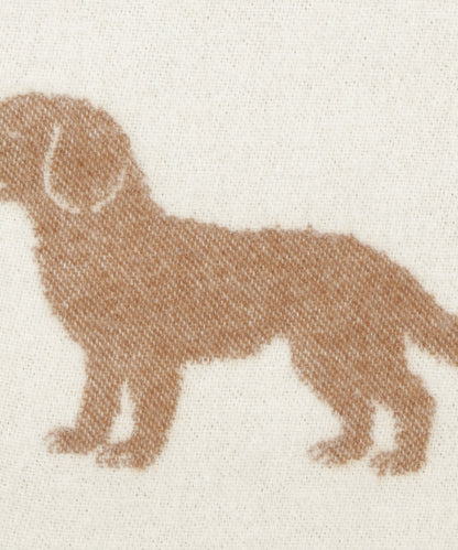Plaid 100%Wol | Puppy Creme
