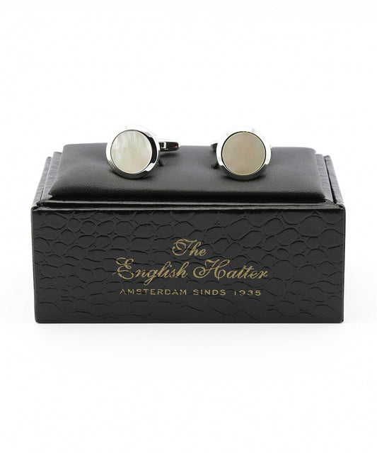 Manchetknopen | Mother of Pearl Rond