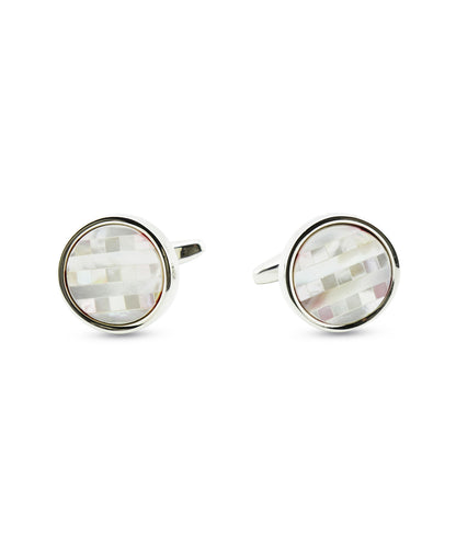 Manchetknopen | Mosaic Mother of Pearl
