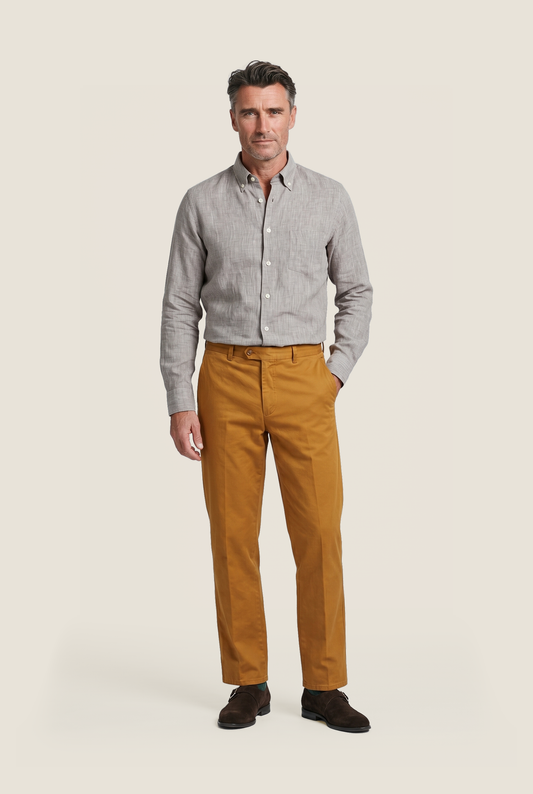 Shirt Linen | Braun