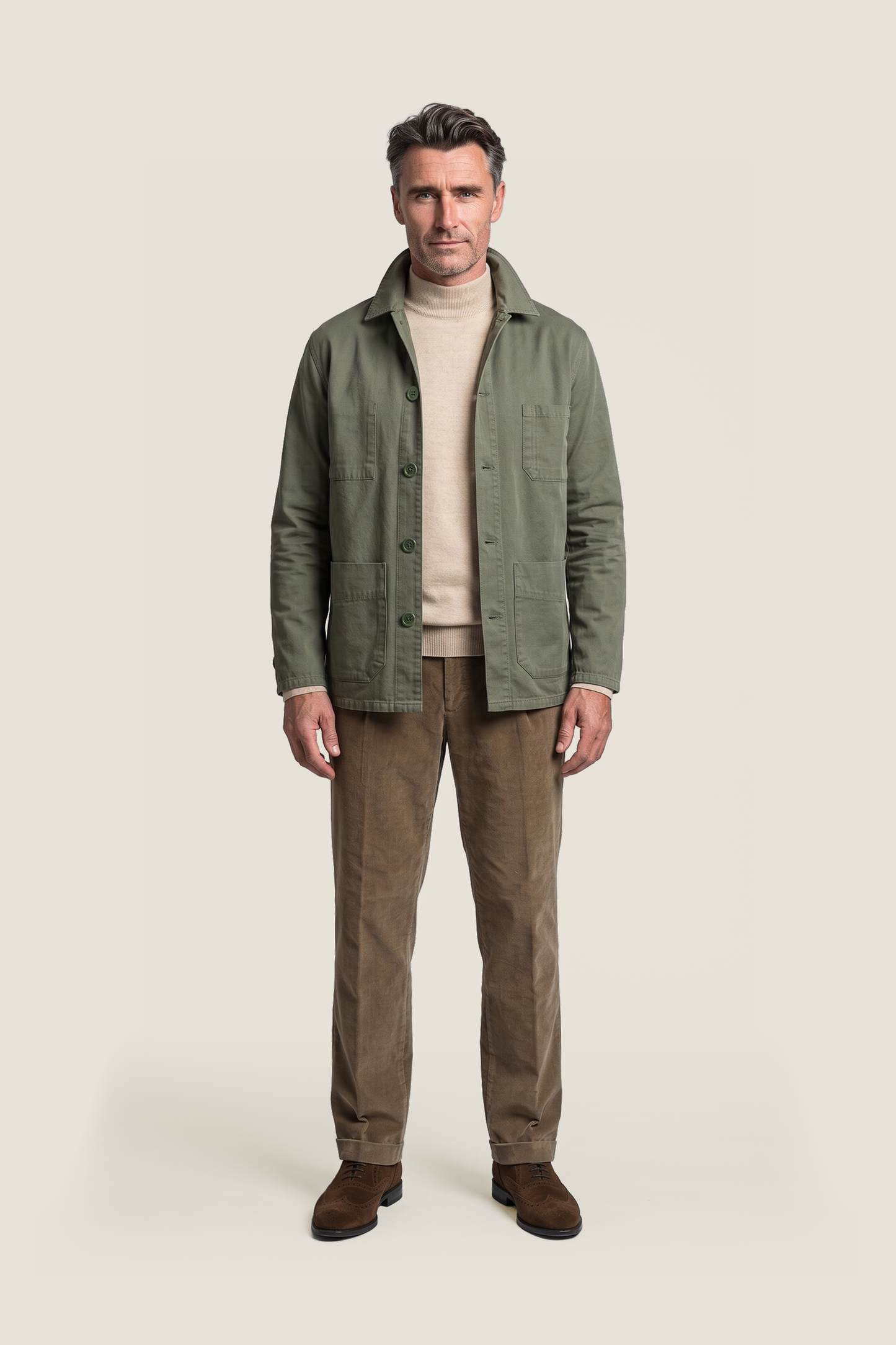 Saint James Sirocco Overshirt | Grün