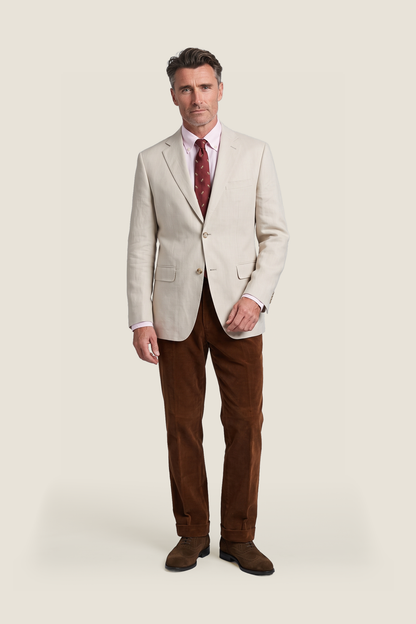 Leinenblazer | Braun